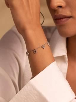 Shaya by CaratLane - Enchantment Bracelet in Oxidised 925 Silver