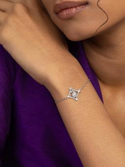 Shaya by CaratLane - Sur Taal Bracelet in 925 Oxidised Silver