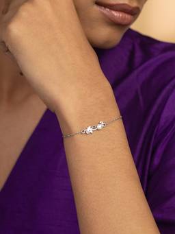 Shaya by CaratLane - Aatishbaaji Bracelet in 925 Oxidised Silver