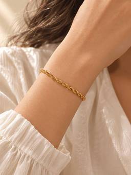 ZAISHA - Tressa Weave Bracelet - 18K Gold Plated