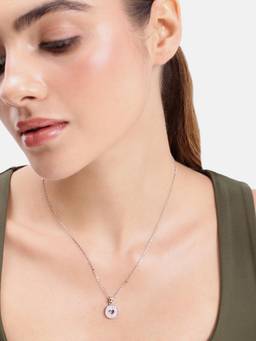 MINOUS - Silver Circle Of Love Necklace