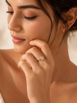 ZAISHA - Ever Petal Ring - 18K Gold Plated (Adjustable)