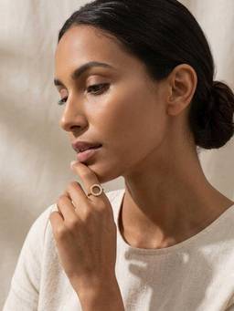 ZAISHA - Echo Ring - 18K Gold Plated (Adjustable)