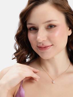 MINOUS - Silver Twilight Spark Square Necklace