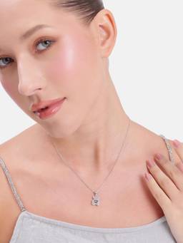 MINOUS - 925 Silver Little Love Teddy Necklace