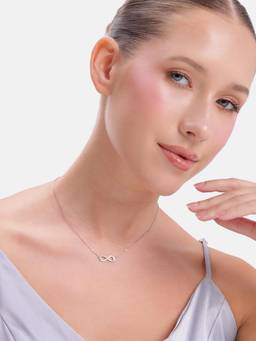 MINOUS - 925 Silver Forever Infinity Charm Necklace
