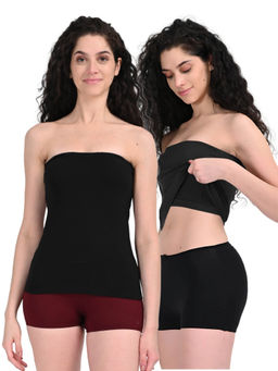 Adira - Women Black Solid Slips & Camisole