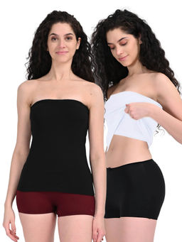 Adira - Women Multi-Color Solid Slips & Camisole (Pack of 2)