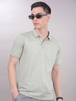 CRIMSOUNE CLUB - Men Green Polo T-Shirt