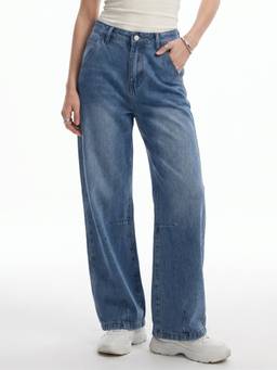 Outzidr - Blue Washed Out Womens Denim