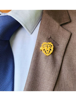 Viana Jewels - Unisex Regal Lion Brooch