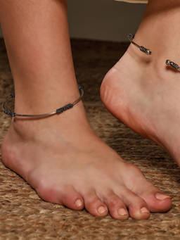 VENI - Silver-Plated Anklet