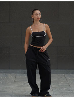 Bonkers Corner - Black Essential Crop Top