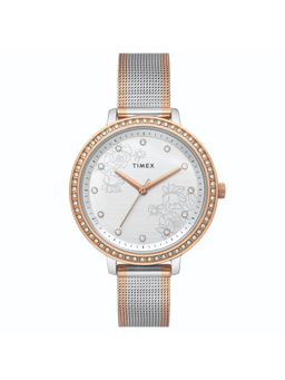 Timex - Round 21mm Silver Dial Analog Women Watch - TWEL14703