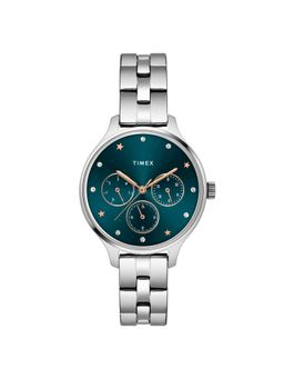 Timex - Round 21mm Blue Dial Analog Women Watch - TWEL14813