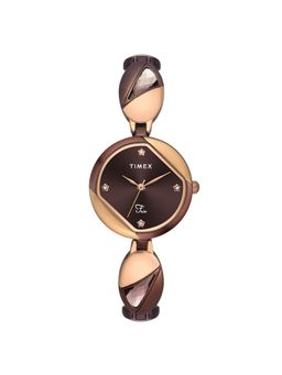 Timex - Fria Round 21mm Brown Dial Analog Women Watch - TWEL16303