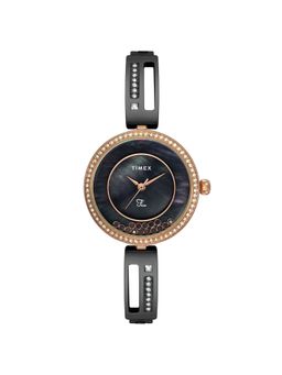 Timex - Fria Women Black Round Analog Watch - TWEL16500