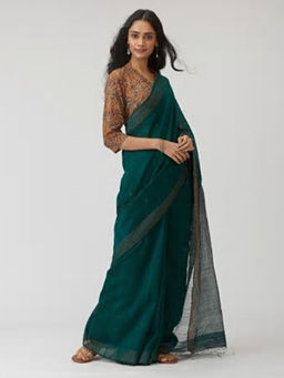 Fabindia - Silk Matka Woven Sari