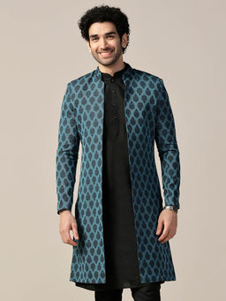 KISAH - Men Turquoise Sherwani