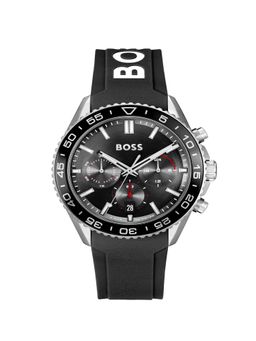Boss - Men Runner Black Round Dial Watch - 1514141 (M)