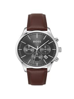 Boss - Men Avery Grey Round Dial Watch - 1514155 (M)