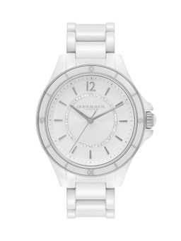 Olivia Burton - Women Ceramic White Round Dial Watch - 24000037 (M)