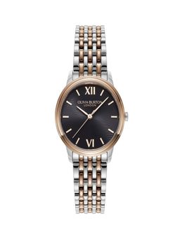 Olivia Burton - Women Classic Swirl Black Round Dial Watch - 24000133 (M)