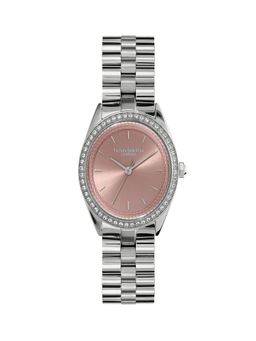 Olivia Burton - Women Bejewelled Pink Round Dial Watch - 24000134 (M)