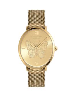 Olivia Burton - Women Signature Butterfly Gold Round Dial Watch - 24000147 (M)