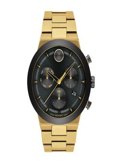 Movado - Men Bold Black Round Dial Watch - 3600858 (M)