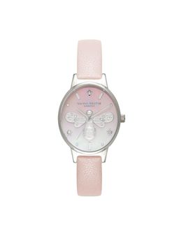Olivia Burton - Women Sparkle Bee Pink Round Dial Watch - OB16GB09 (M)