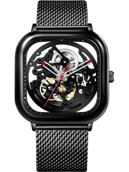 CIGA DESIGN - Men Full Hollow Black Square Dial Watch - Z011-BLBL-W13 (M)