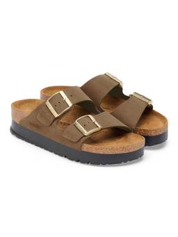 Birkenstock - Papillio Arizona Flex Platform Women Narrow Width Beige Sandals