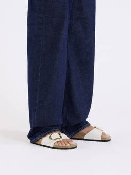Birkenstock - Madrid Big Buckle Women White Sandals
