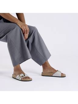 Birkenstock - Madrid Big Buckle Women Grey Sandals