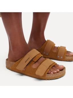 Birkenstock - Uji Unisex Regular Width Mink Nubuck Leather/Suede Brown Sandals