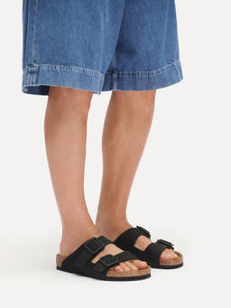 Birkenstock - Arizona Wire Buckle Unisex Narrow Width Black Sandals