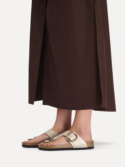 Birkenstock - Gizeh Big Buckle Women Regular Width Cream Sandals
