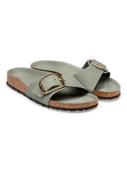 Birkenstock - Madrid Big Buckle Women Narrow Width Pure Sage Natural Leather Oiled One Strap