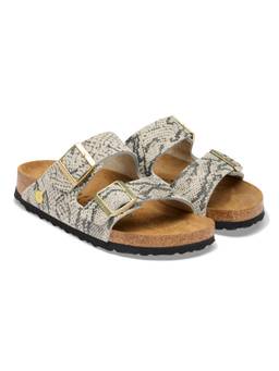 Birkenstock - Arizona Women Narrow Width Snake Off White Sandals