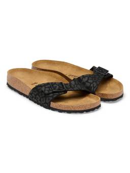 Birkenstock - Madrid Women Narrow Width Leo Black Sandals
