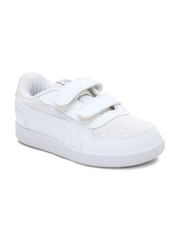 Puma - Punch Kids White School Shoes