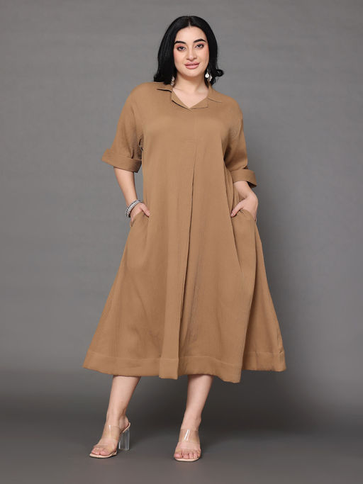 chinese dress ladies Plus Size Puff Sleeve Tiered A Line Long Dress Puff Sleeve Tiered A Line  Mac Duggal 68426