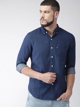 Levi's - Men Blue Slim Fit Casual Shirt