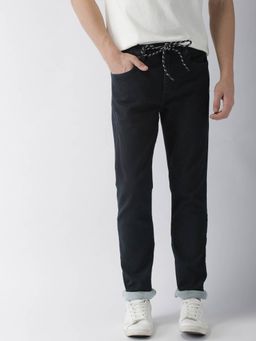 Levi's - Men Navy Blue 512 Slim Tapered Jeans