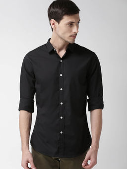 Levi's - Men Black Slim Fit Casual Shirt