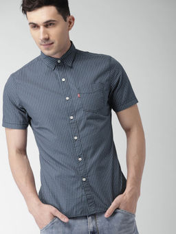 Levi's - Men Blue Slim Fit Casual Shirt
