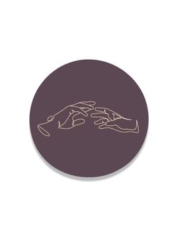 The Artment - Our Loving Hands Canvas (matte Finish)- Black