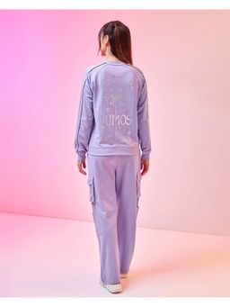 Bewakoof - Women's Purple Lumos Graphic Printed Co-ordinates