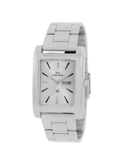 PA Maxima - Attivo Analog Watch for Men in Silver Dial Color